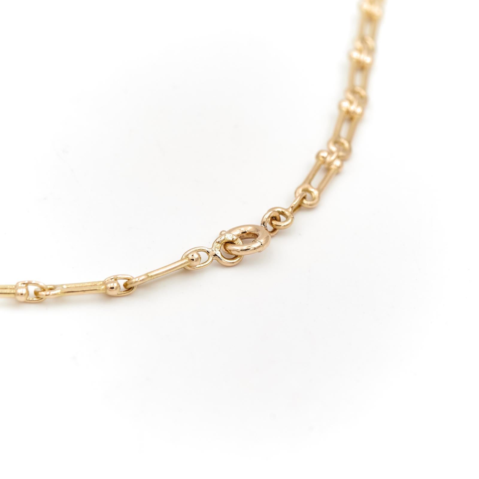 Chain Necklace Yellow Gold For Sale 1