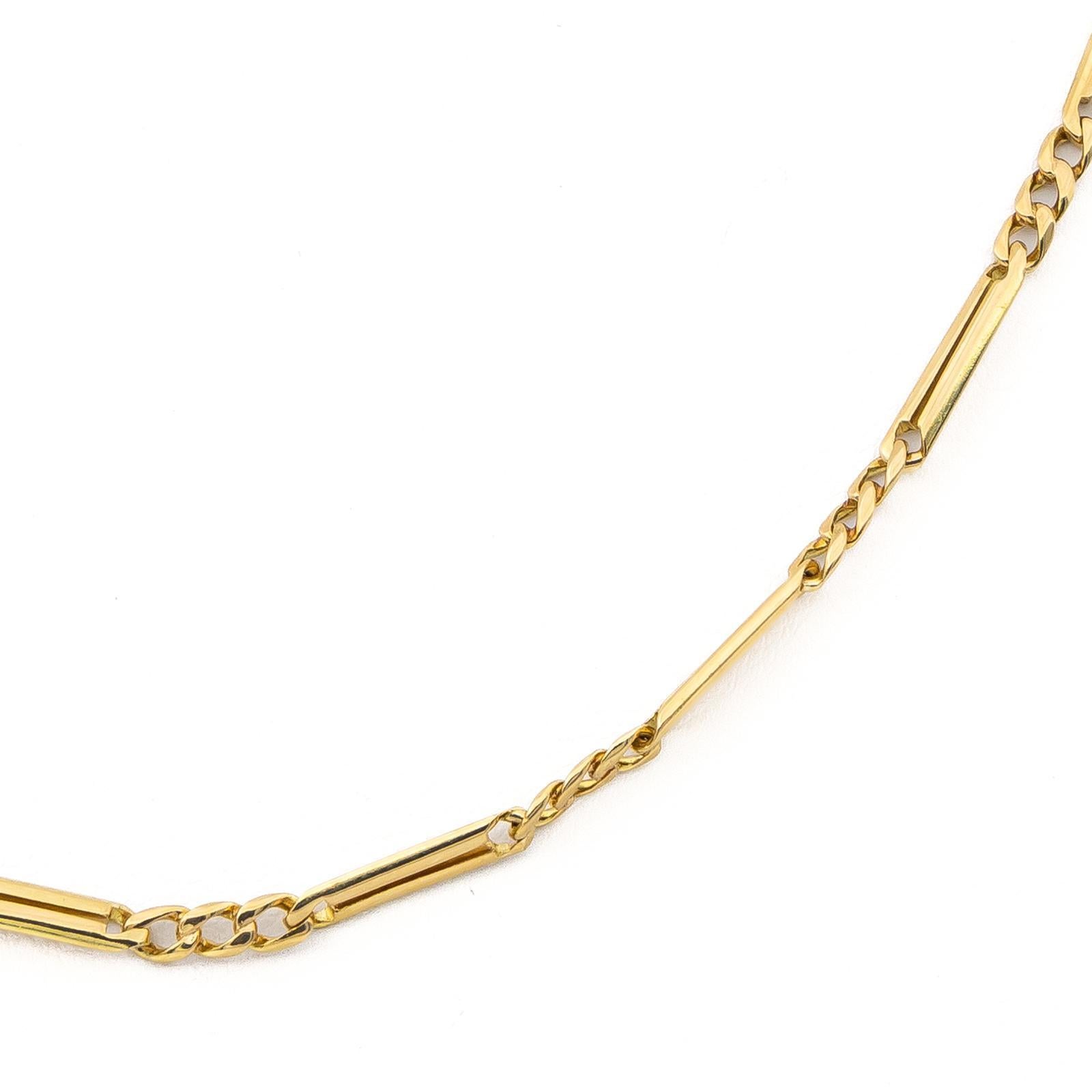Chain Necklace Yellow Gold For Sale 1