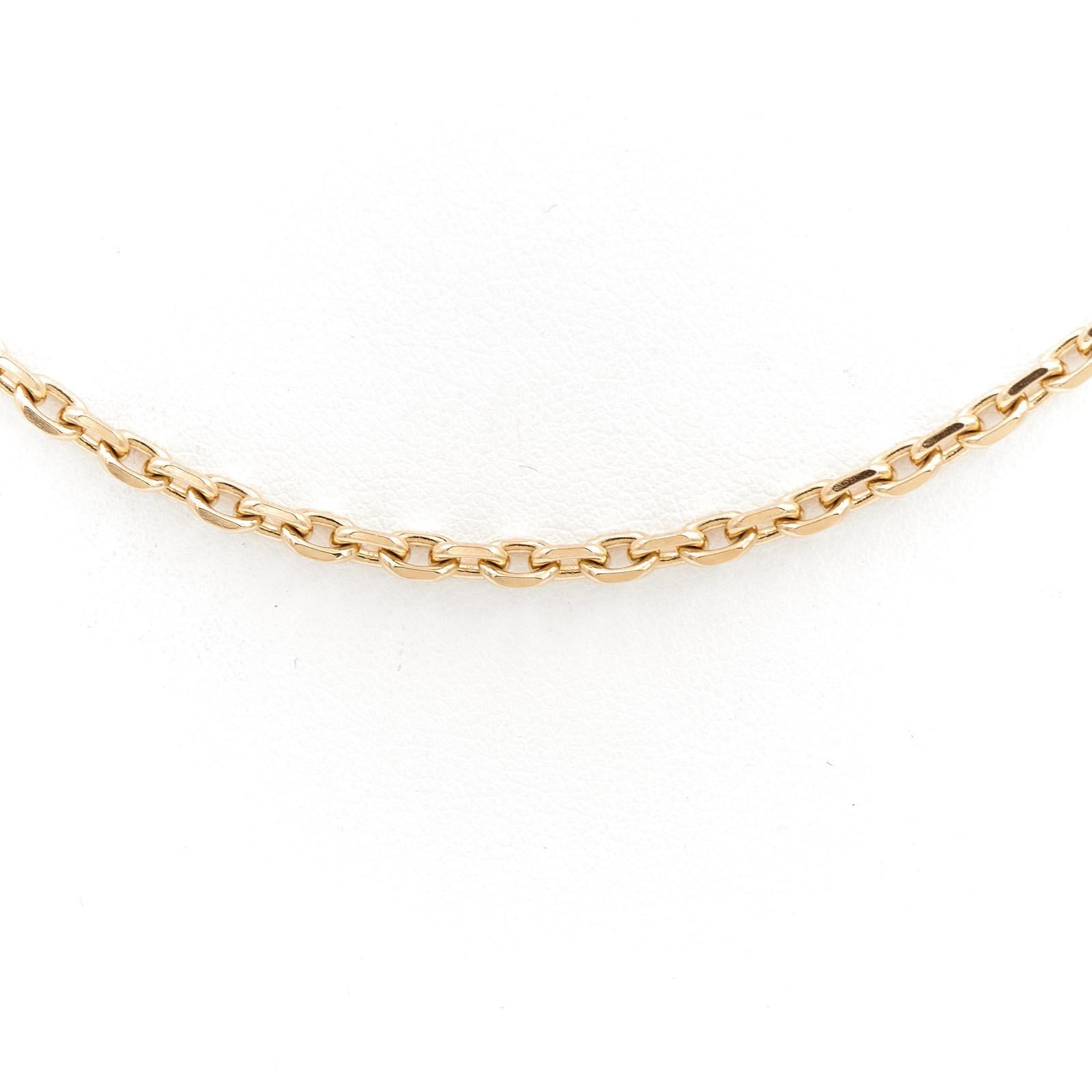 Kette Halskette Gelbgold 1