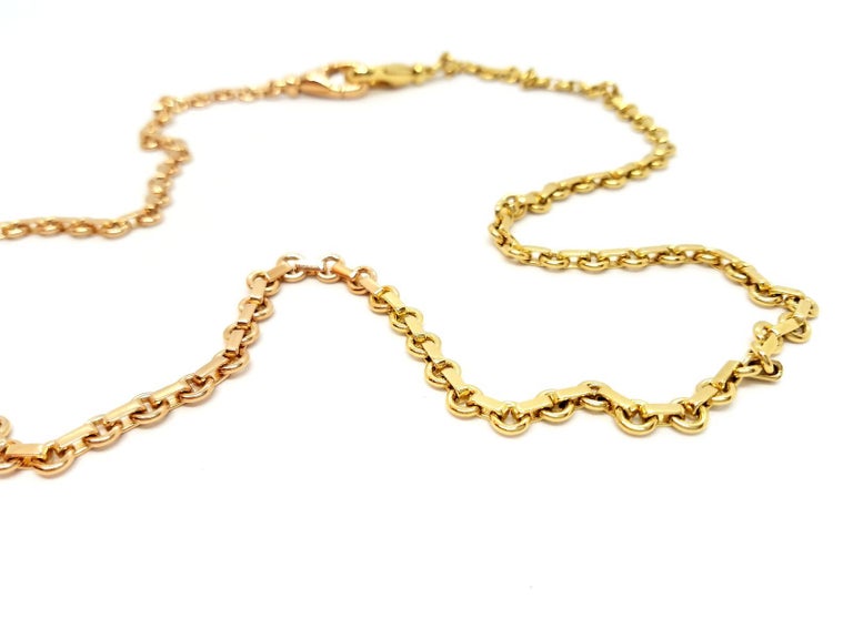 Chain Necklace Yellow Gold For Sale at 1stDibs