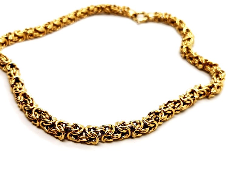 Chain Necklace Yellow Gold For Sale at 1stDibs