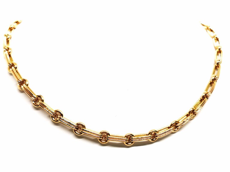 Chain Necklace Yellow Gold For Sale at 1stDibs