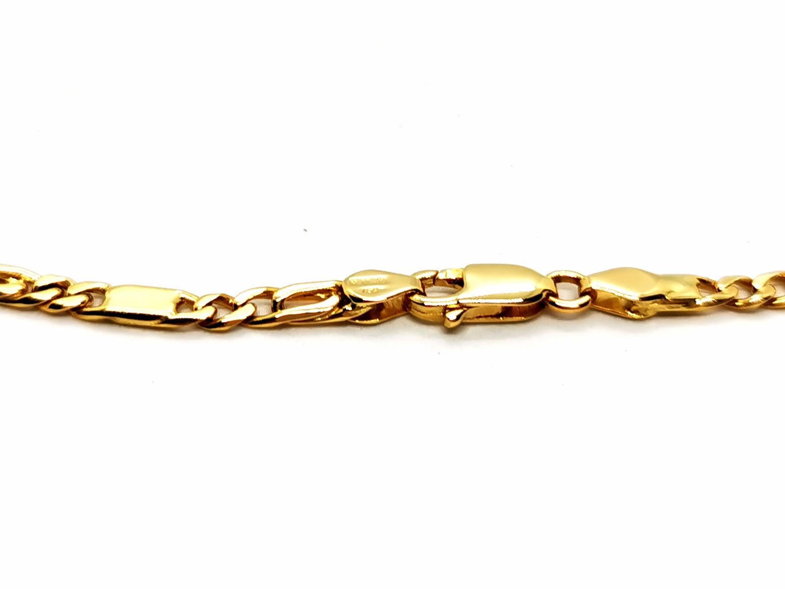 Chain Necklace Yellow Gold In Excellent Condition For Sale In PARIS, FR