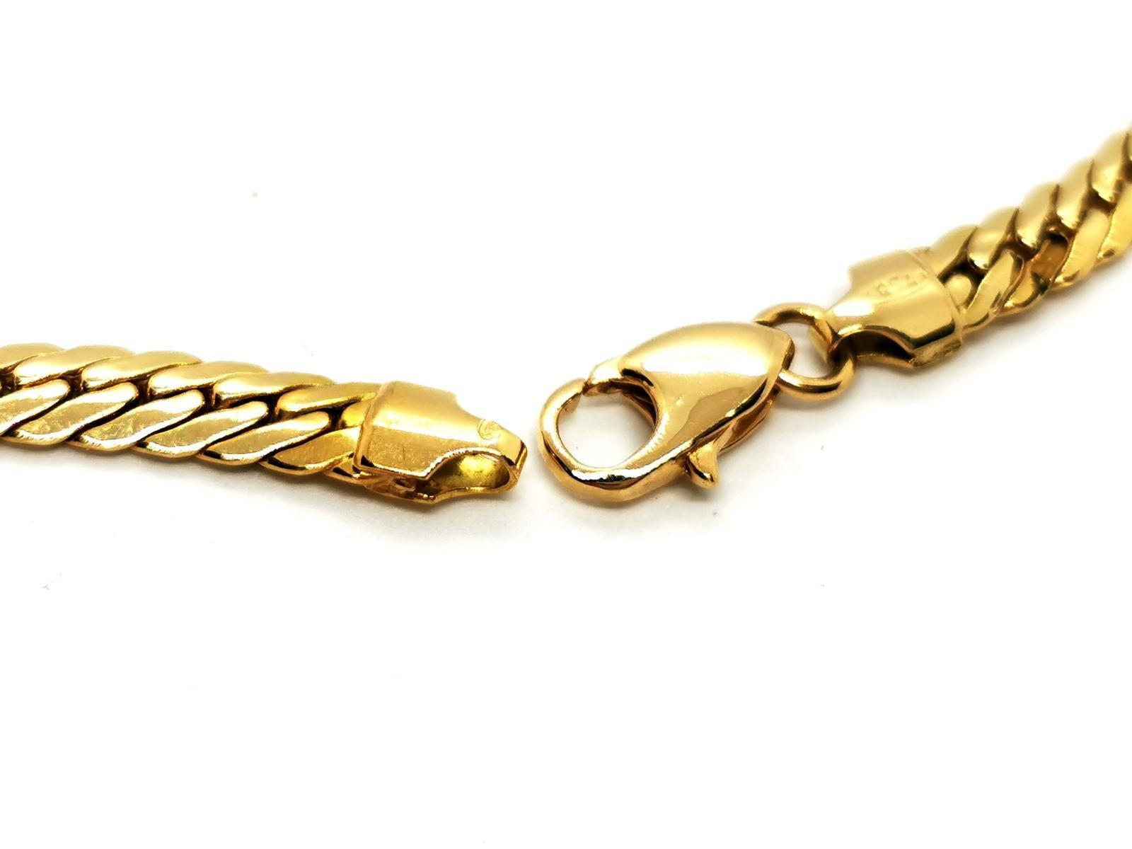 Kette Halskette Gelbgold im Angebot 2