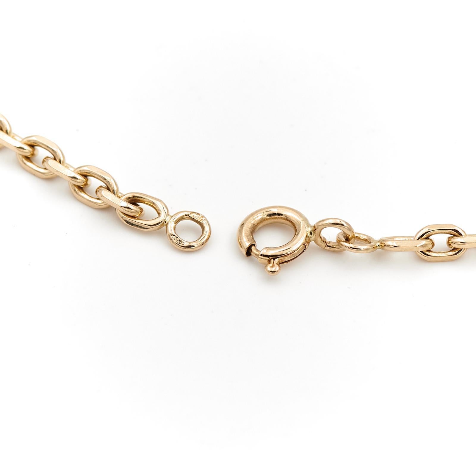 Kette Halskette Gelbgold 2