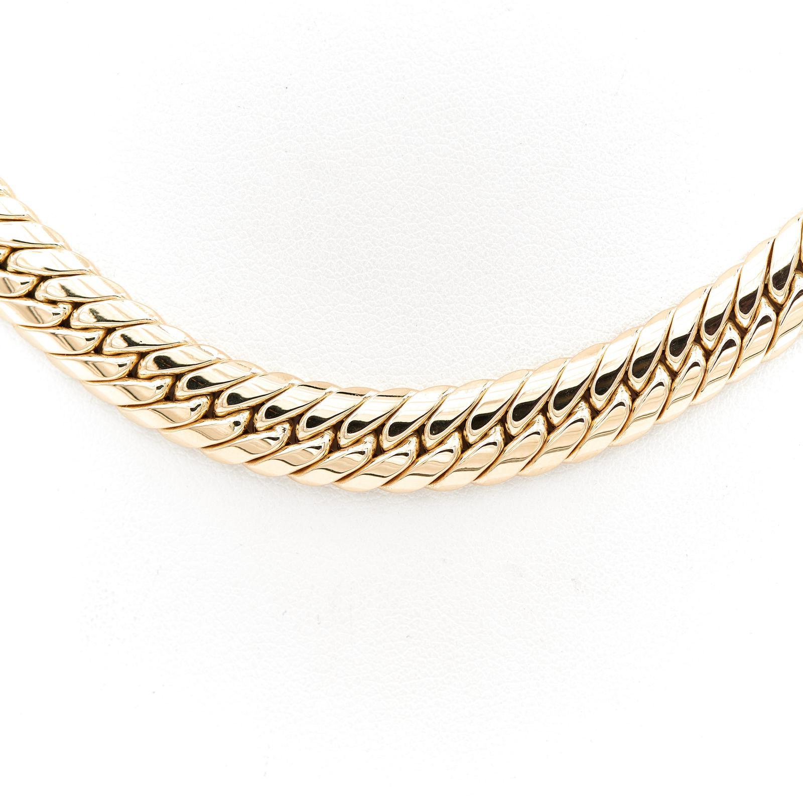 Kette Halskette Gelbgold im Angebot 2