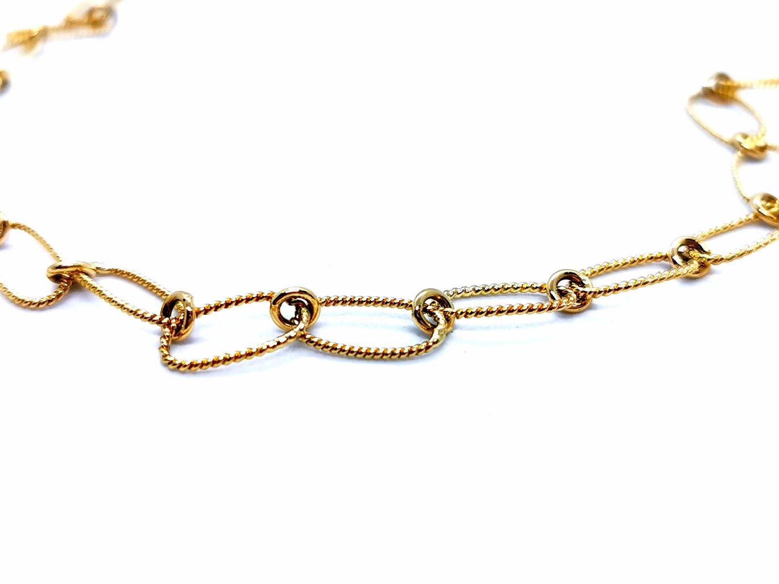 Chain Necklace Yellow Gold For Sale 3