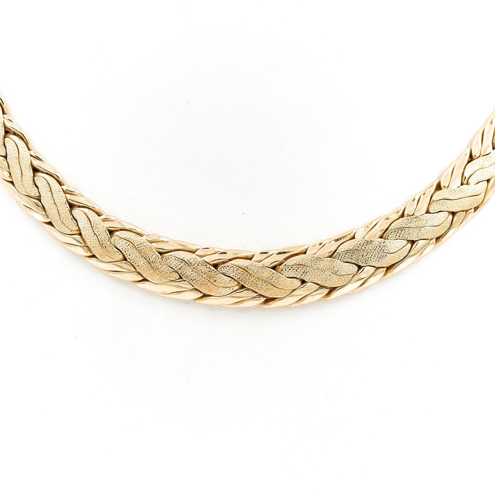 Kette Halskette Gelbgold im Angebot 3