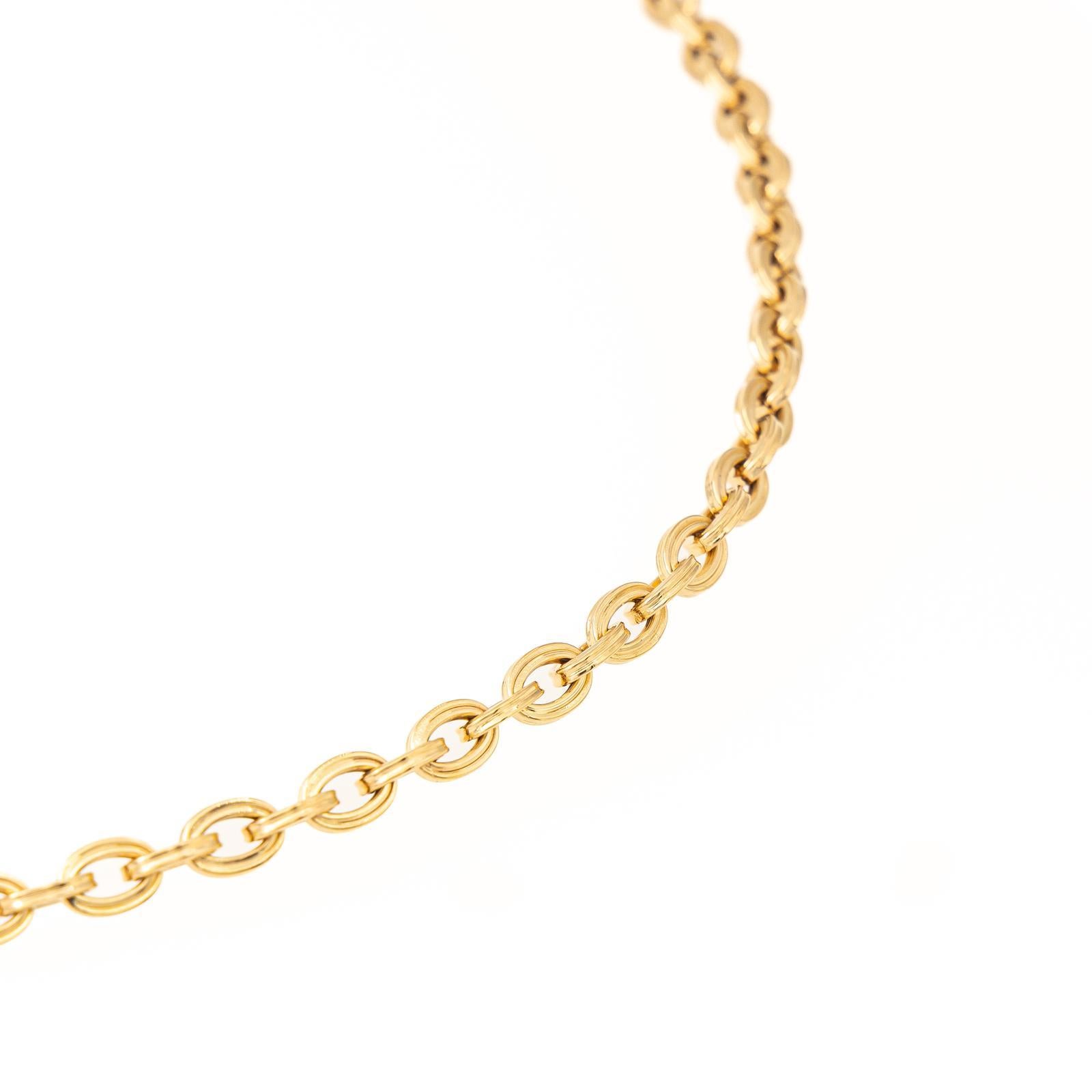 Chain Necklace Yellow Gold For Sale 3