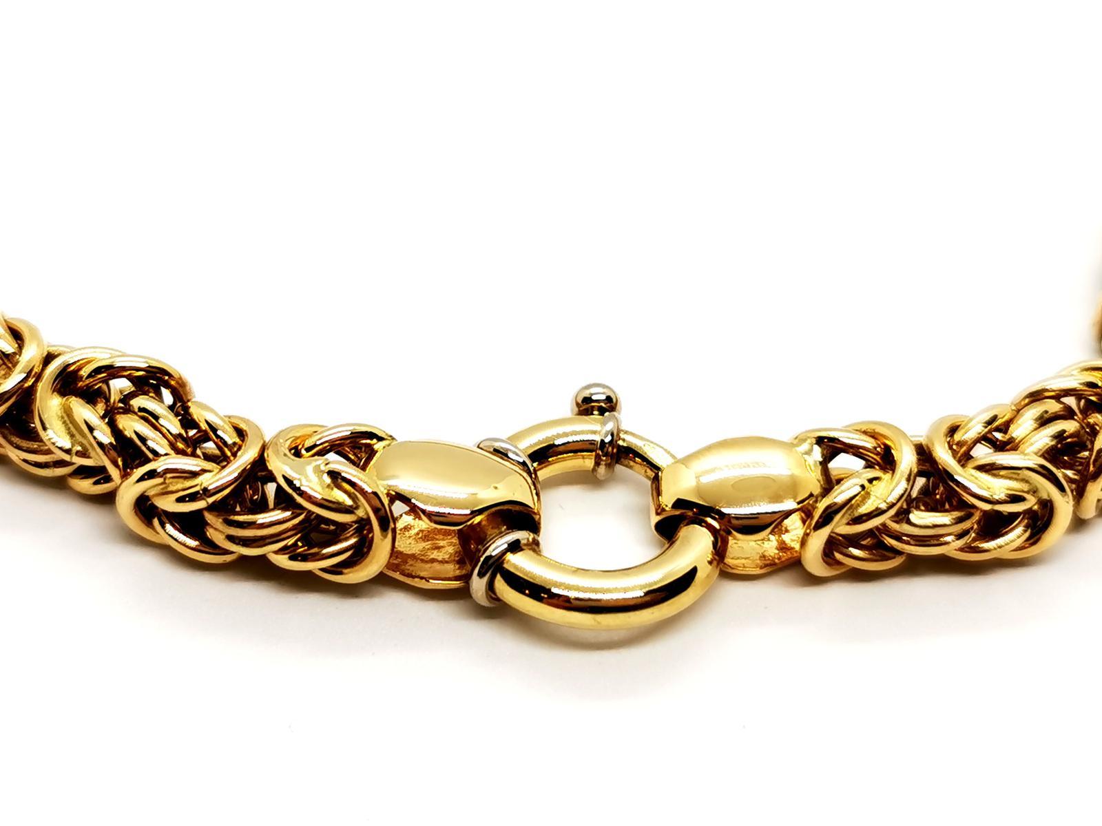 Kette Halskette Gelbgold im Angebot 4