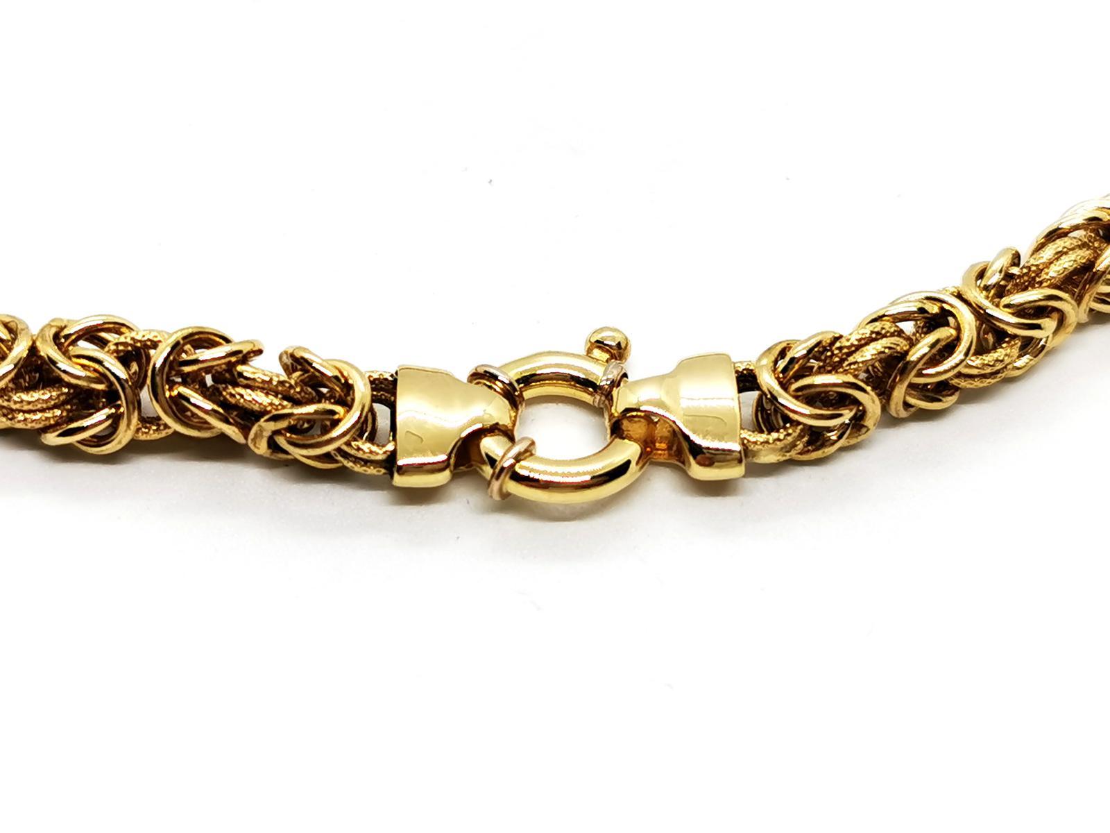 Kette Halskette Gelbgold im Angebot 4