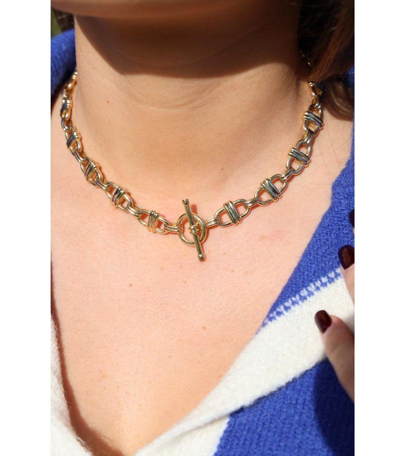 Kette Halskette Gelbgold im Angebot 4
