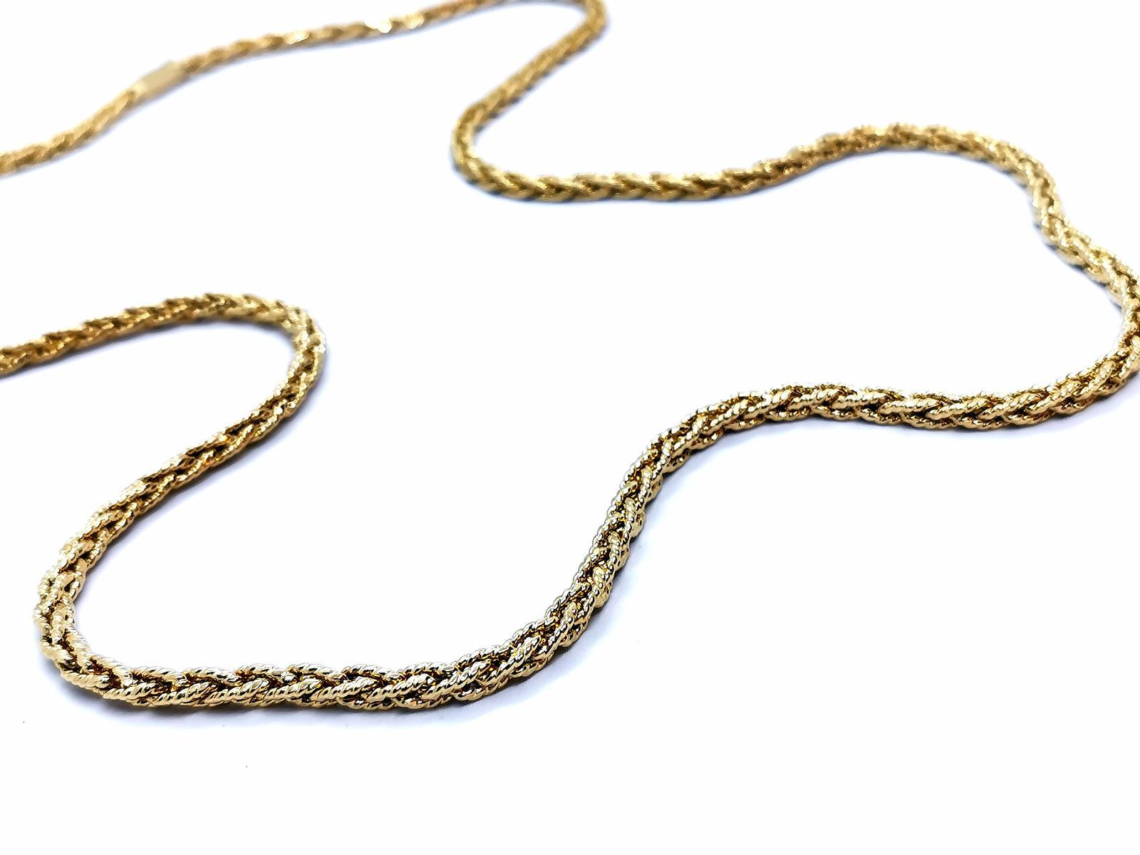 Chain Necklace Yellow Gold For Sale 5