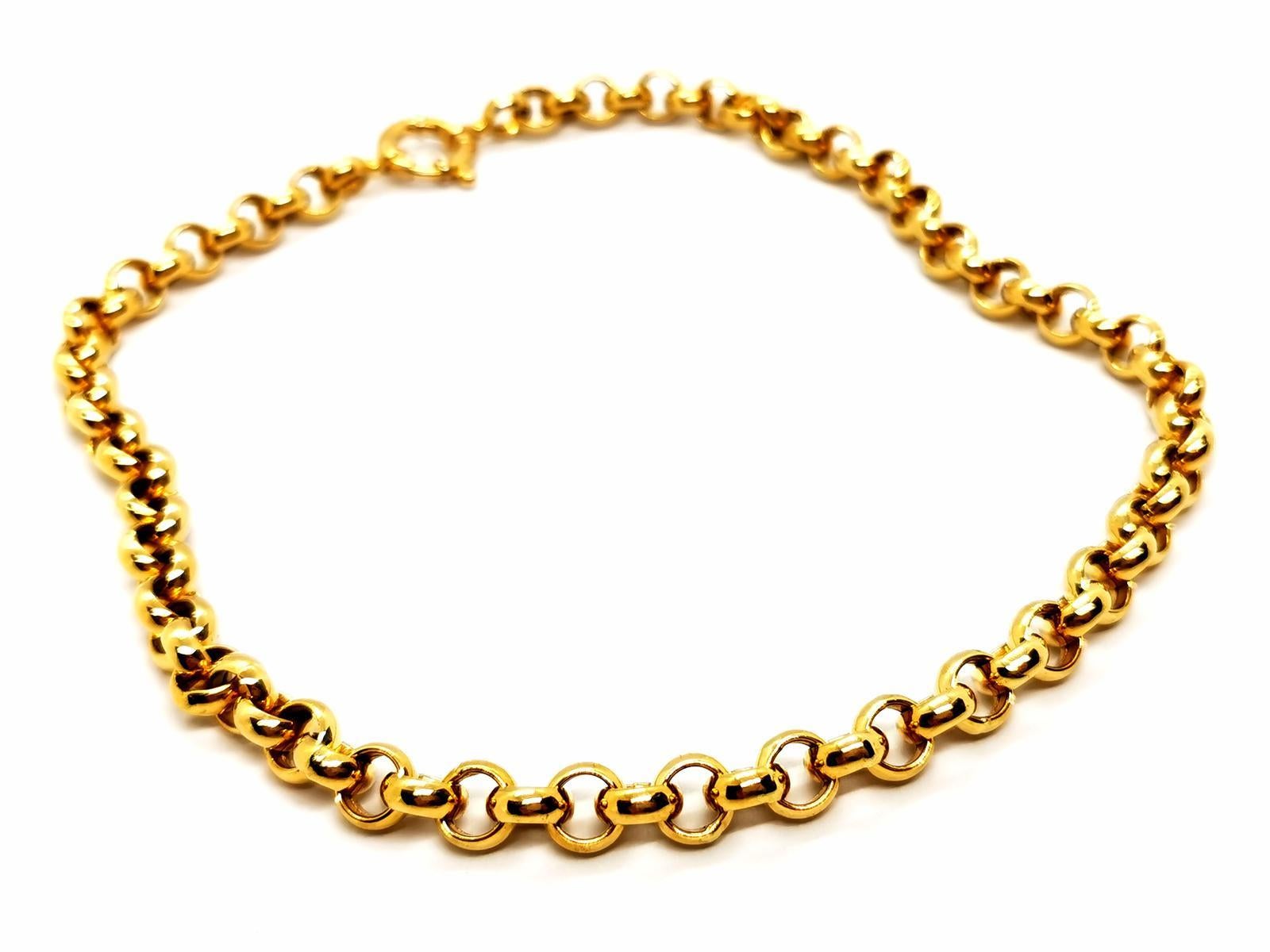 Chain Necklace Yellow Gold For Sale 5