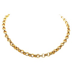 Kette Halskette Gelbgold