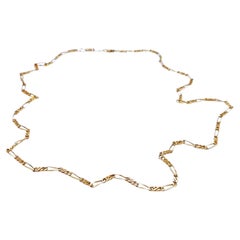 Vintage Chain Necklace Yellow Gold