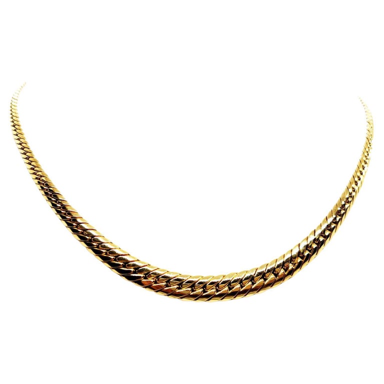 Chain Necklace Yellow Gold For Sale at 1stDibs