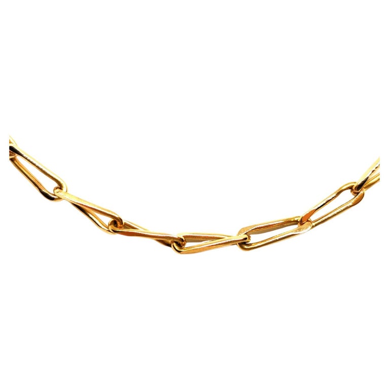 Chain Necklace Yellow Gold For Sale at 1stDibs