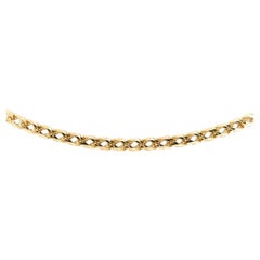 Vintage Chain Necklace Yellow Gold