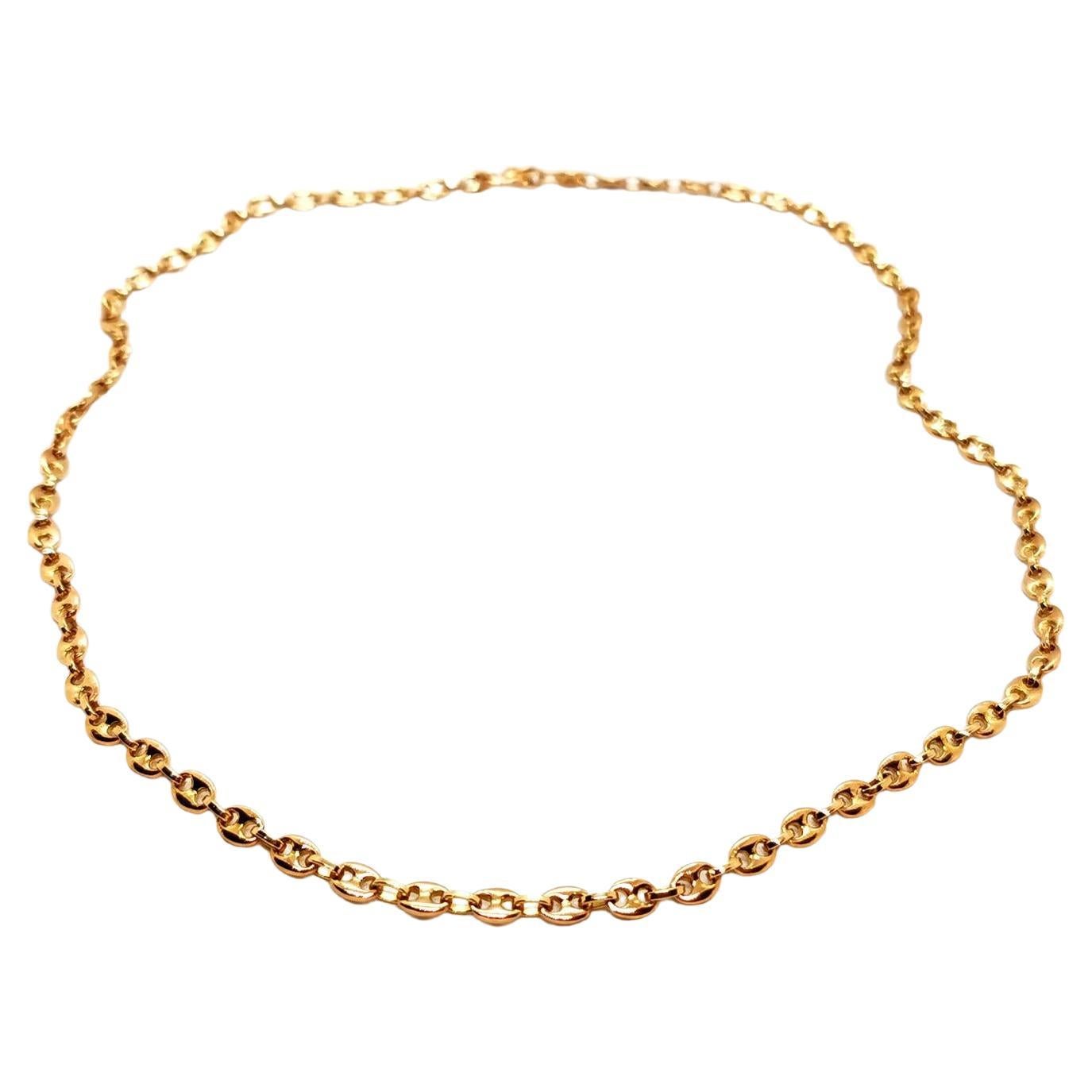 Collar Cadena Oro Amarillo