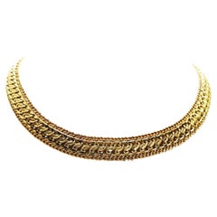 Collana a catena in oro giallo