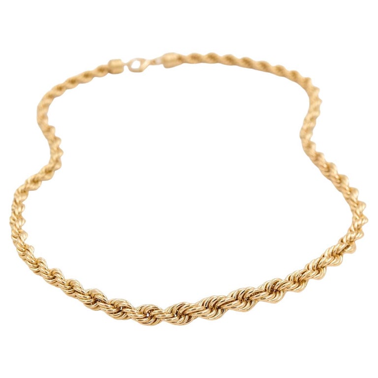 Chain Necklace Yellow Gold For Sale at 1stDibs