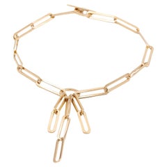Collana a catena in oro giallo