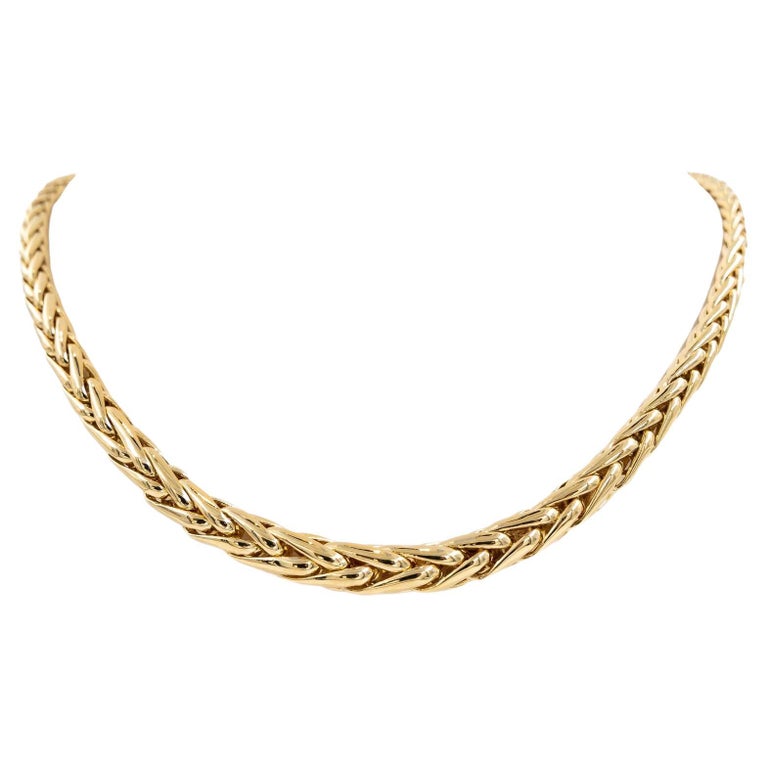 Chain Necklace Yellow Gold For Sale at 1stDibs