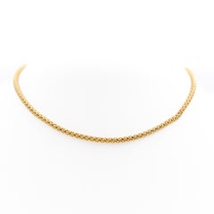 Used Chain Necklace Yellow Gold