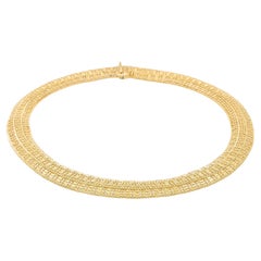 Collana a catena in oro giallo