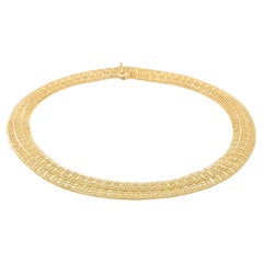 Vintage Chain Necklace Yellow Gold