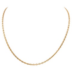 Collana a catena in oro giallo