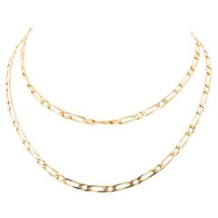 Vintage Chain Necklace Yellow Gold