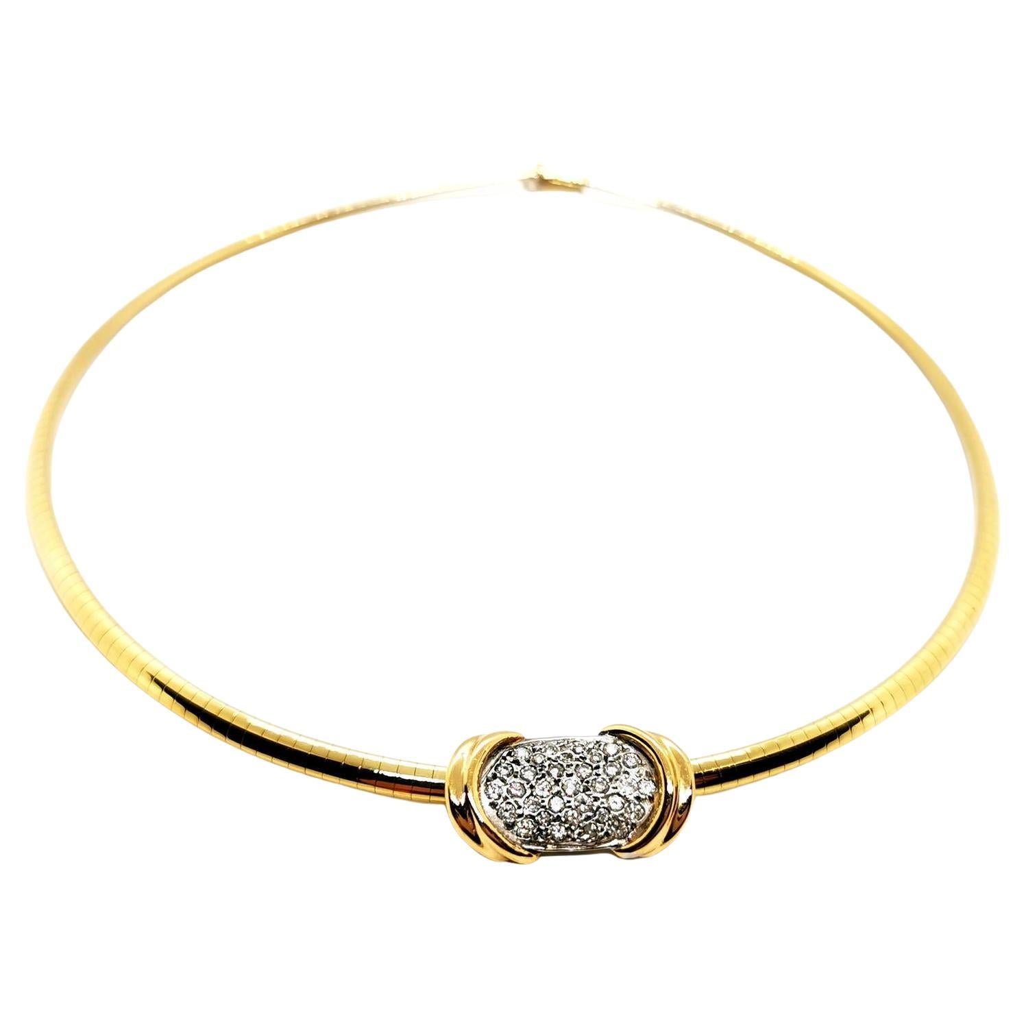 Chain Necklace Yellow Gold Diamond