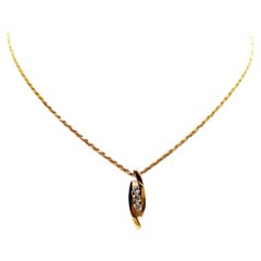 Chain Necklace Yellow Gold Diamond