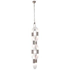 Chain Nickel 4-Link Pendant Lamp