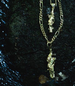 Silver Big Pendant "Saint Sebastian the Martyr"