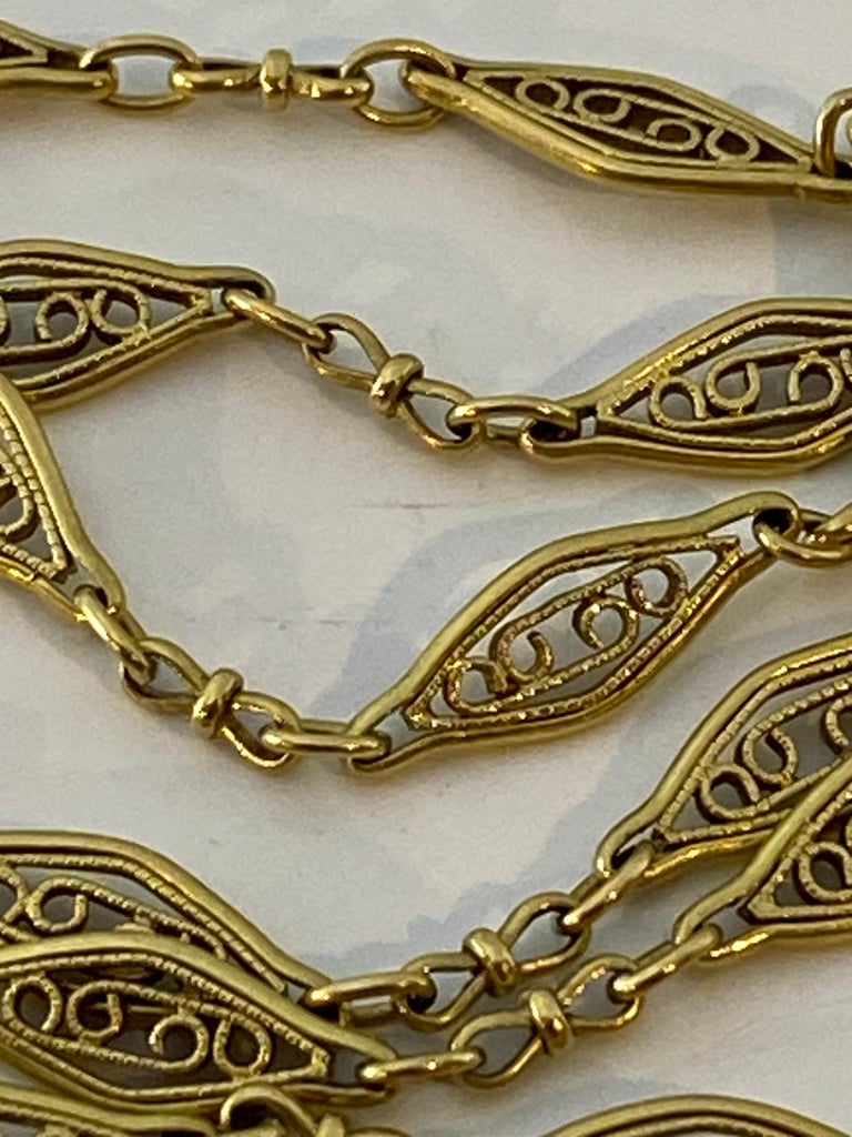 Collier d'or élégant - Collier Maillon Or 18K