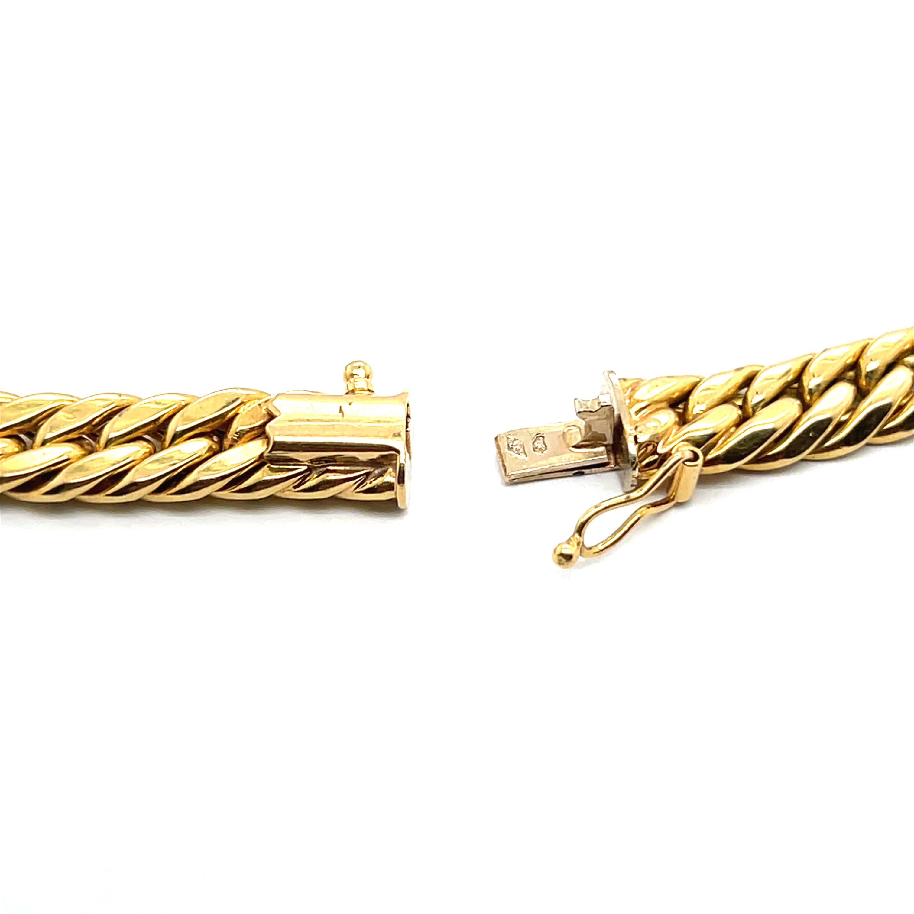 Chaîne Necklaces Yellow Gold 18 Carats For Sale 2