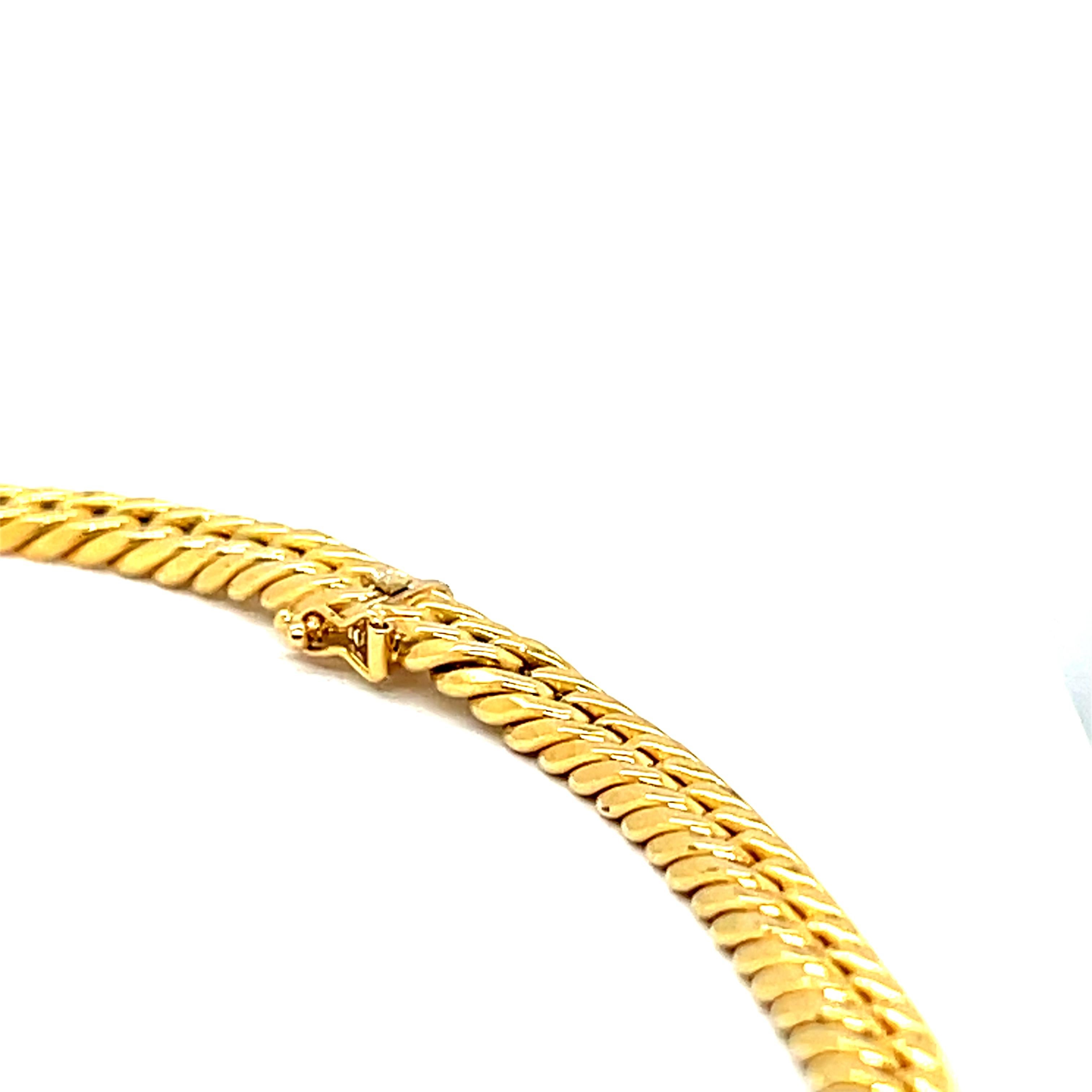 Chaîne Necklaces Yellow Gold 18 Carats For Sale 3