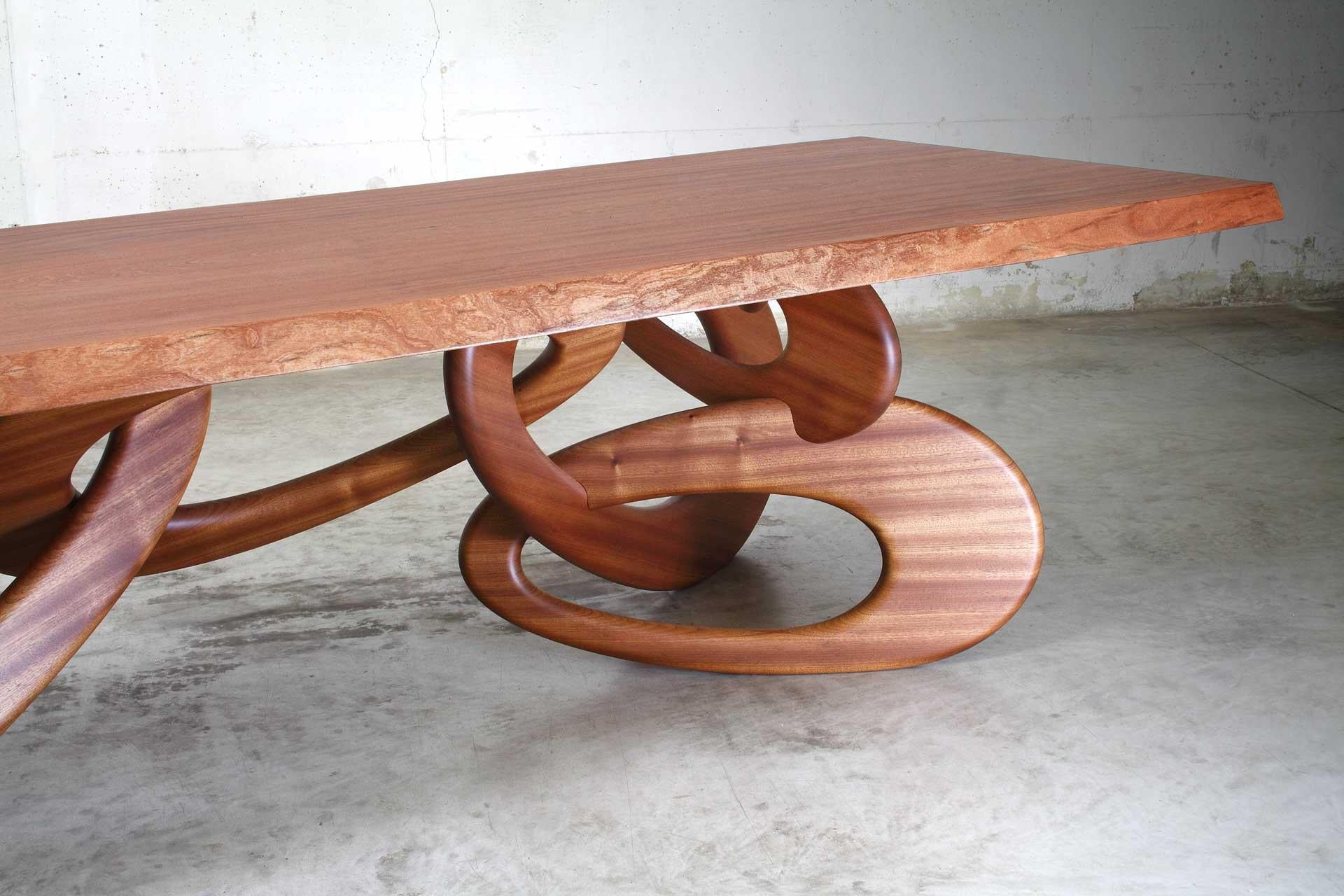 Post-Modern Chained Up Dining Table by Barberini & Gunnell For Sale