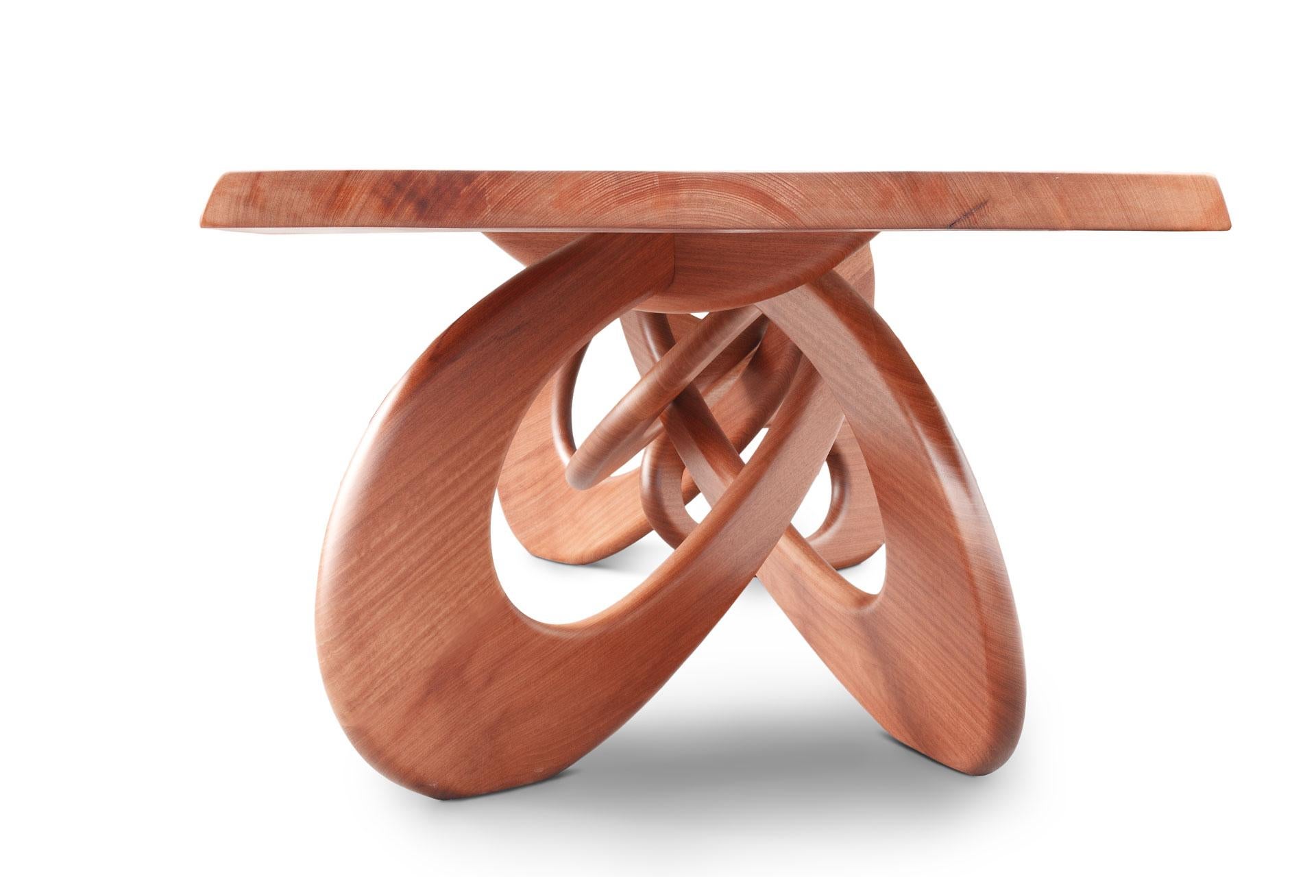 Contemporary Chained Up Dining Table by Barberini & Gunnell For Sale