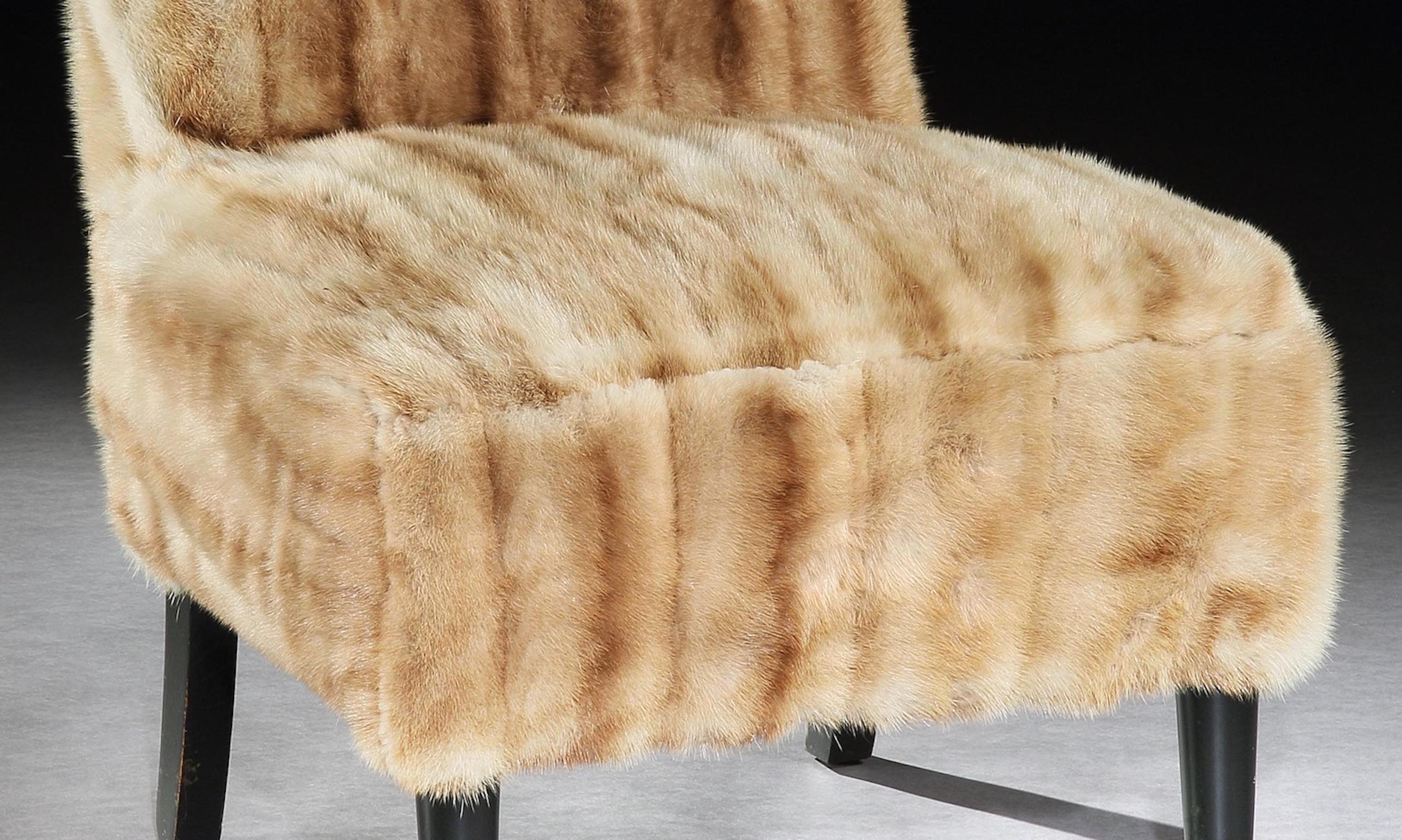 Mid-Century Modern Chair, 20th Century, English, Modern, Upholstered, Mink For Sale