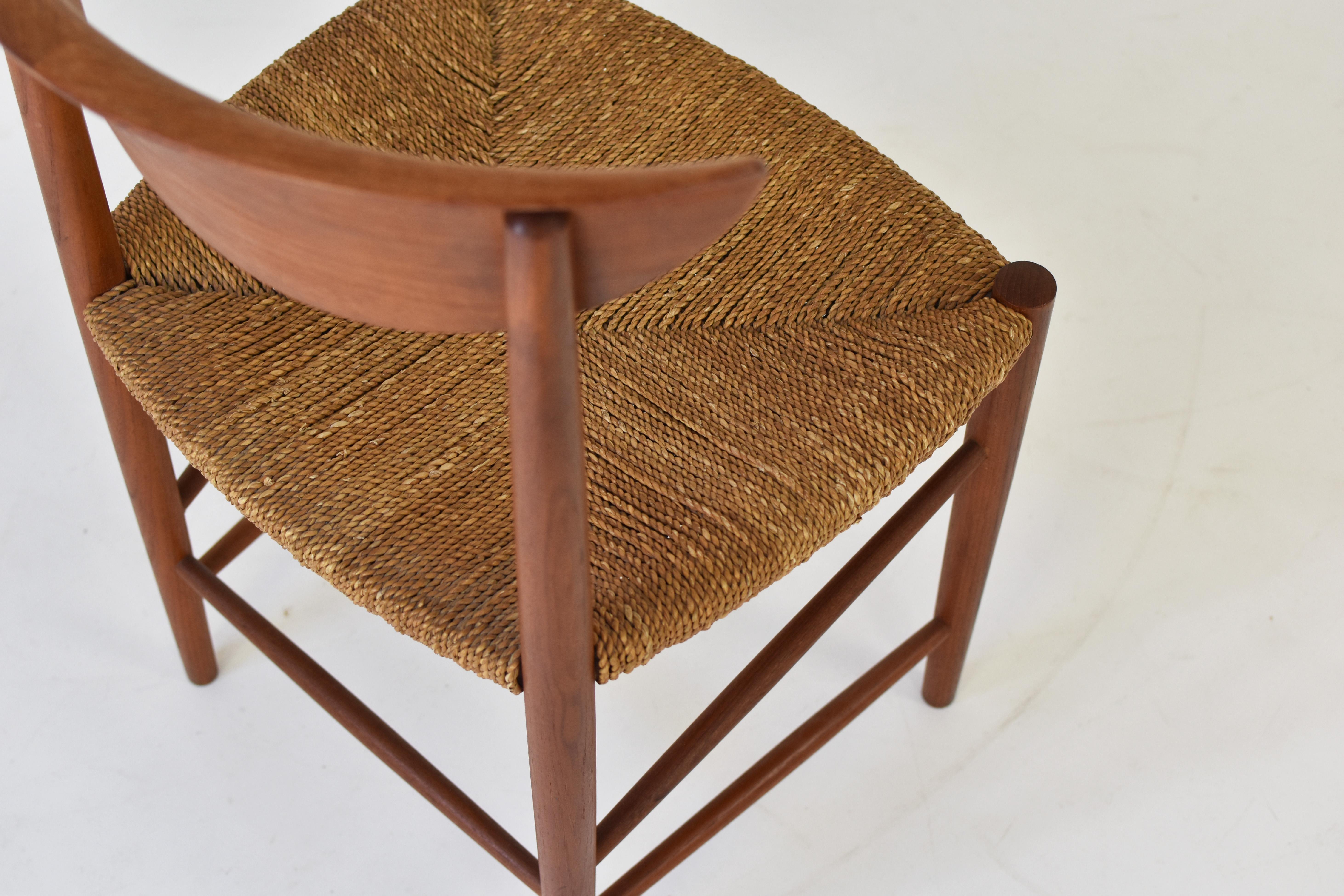Chair '316' by Peter Hvidt & Orla Mølgaard-Nielsen for Søborg, Denmark 1960s 3