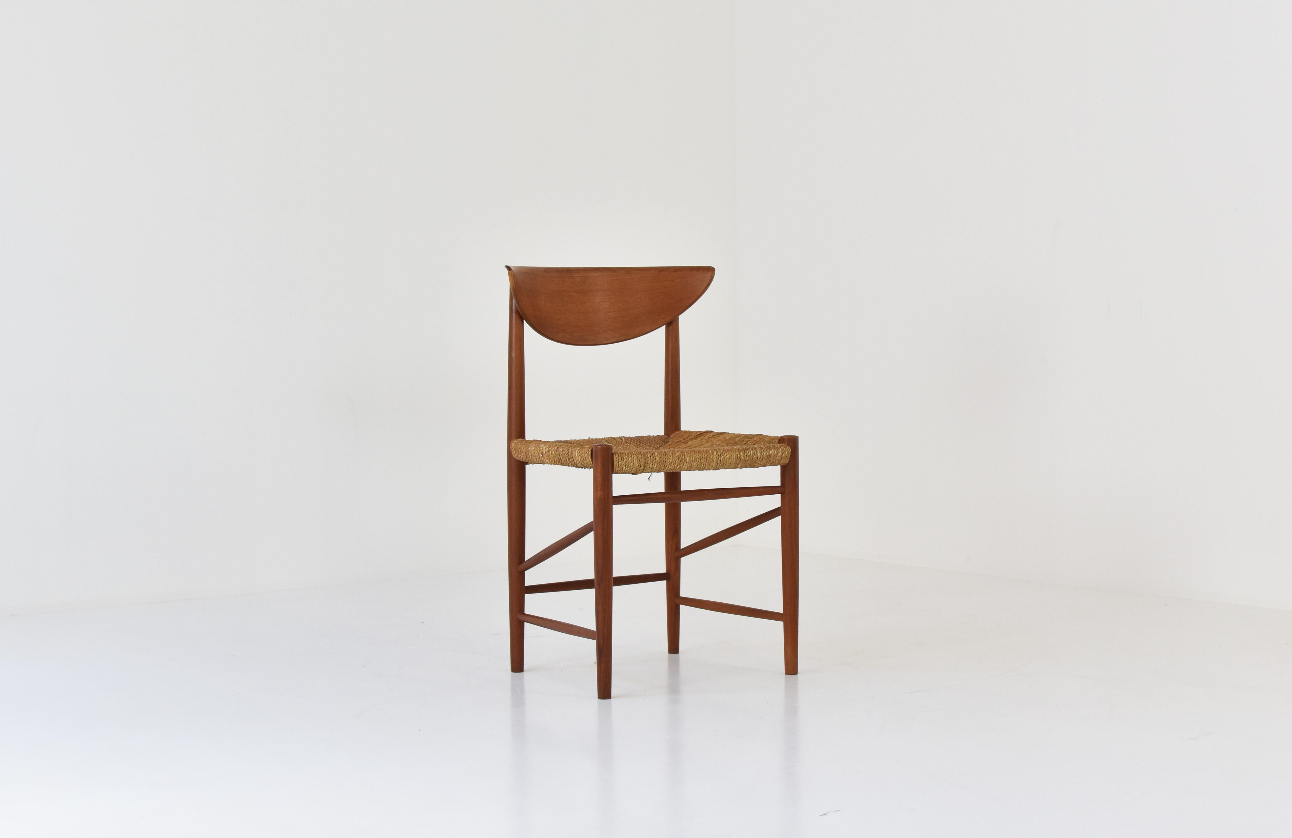 Chair '316' by Peter Hvidt & Orla Mølgaard-Nielsen for Søborg, Denmark 1960s In Good Condition In Antwerp, BE