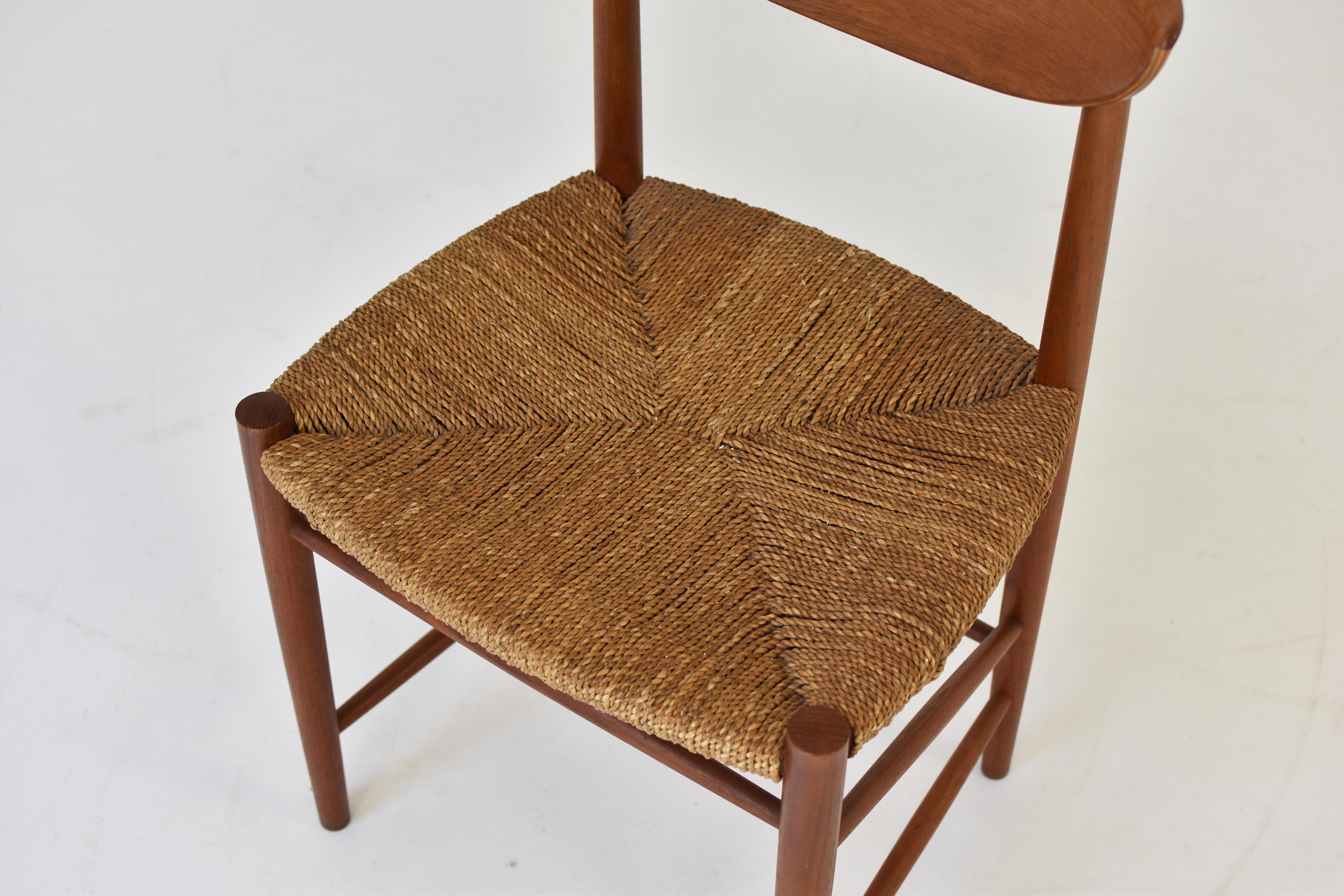 Teak Chair '316' by Peter Hvidt & Orla Mølgaard-Nielsen for Søborg, Denmark 1960s