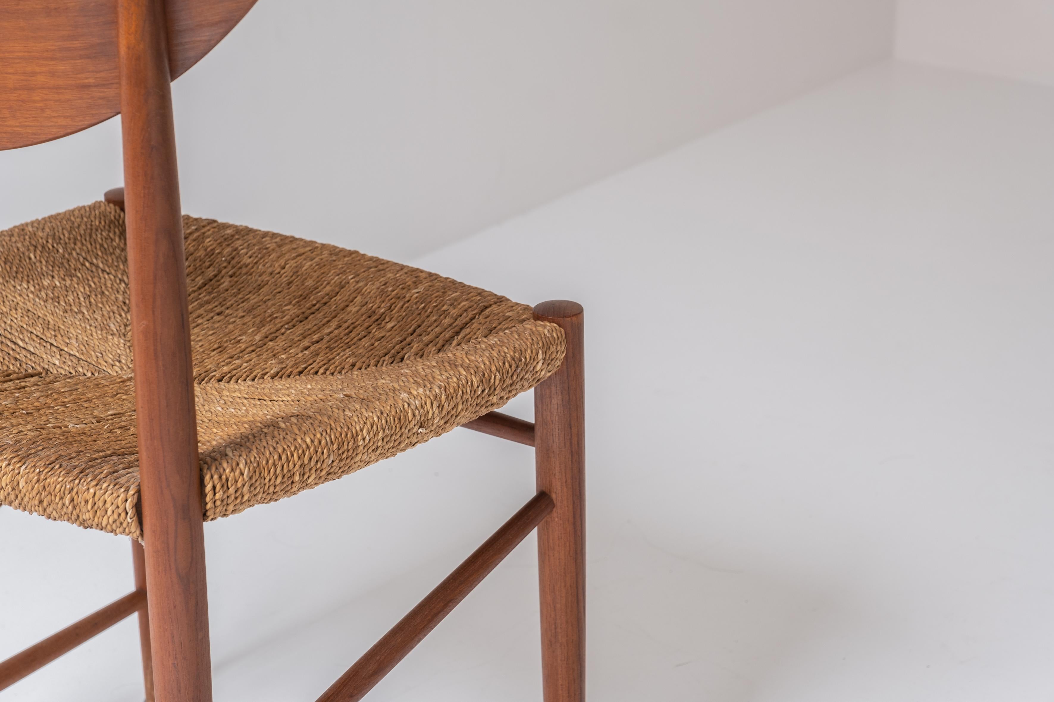 Teak Chair '316' by Peter Hvidt & Orla Mølgaard-Nielsen for Søborg, Denmark 1960s