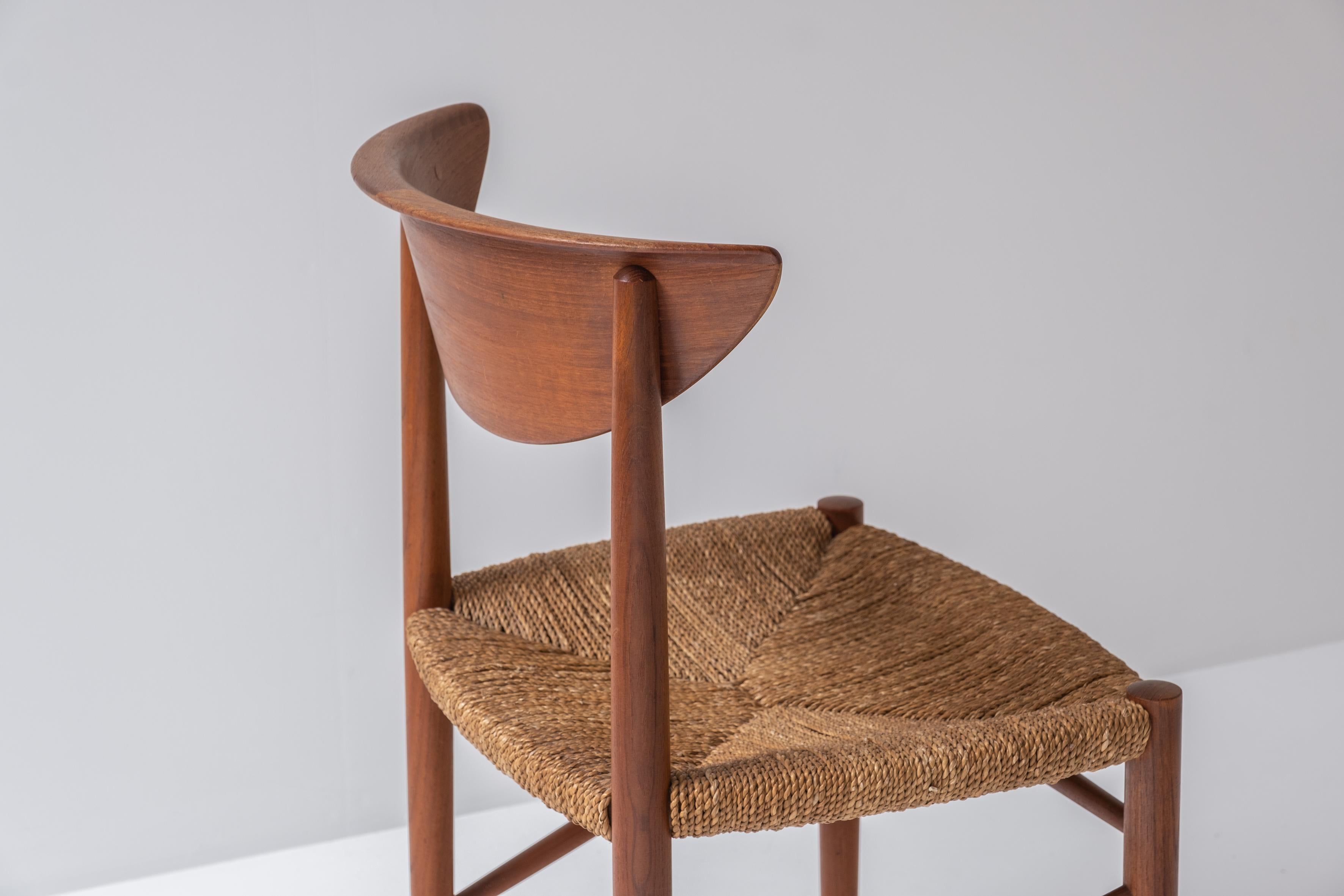 Chair '316' by Peter Hvidt & Orla Mølgaard-Nielsen for Søborg, Denmark 1960s 2