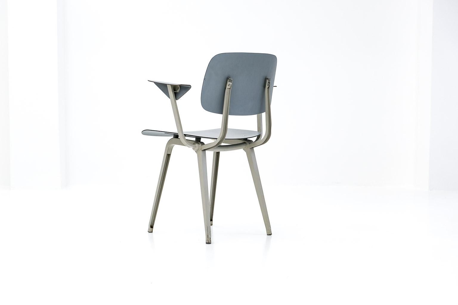 20th Century Chair 4050, calles Revolt Chair by Friso Kramer for Ahrend de Cirkel, 1954 For Sale