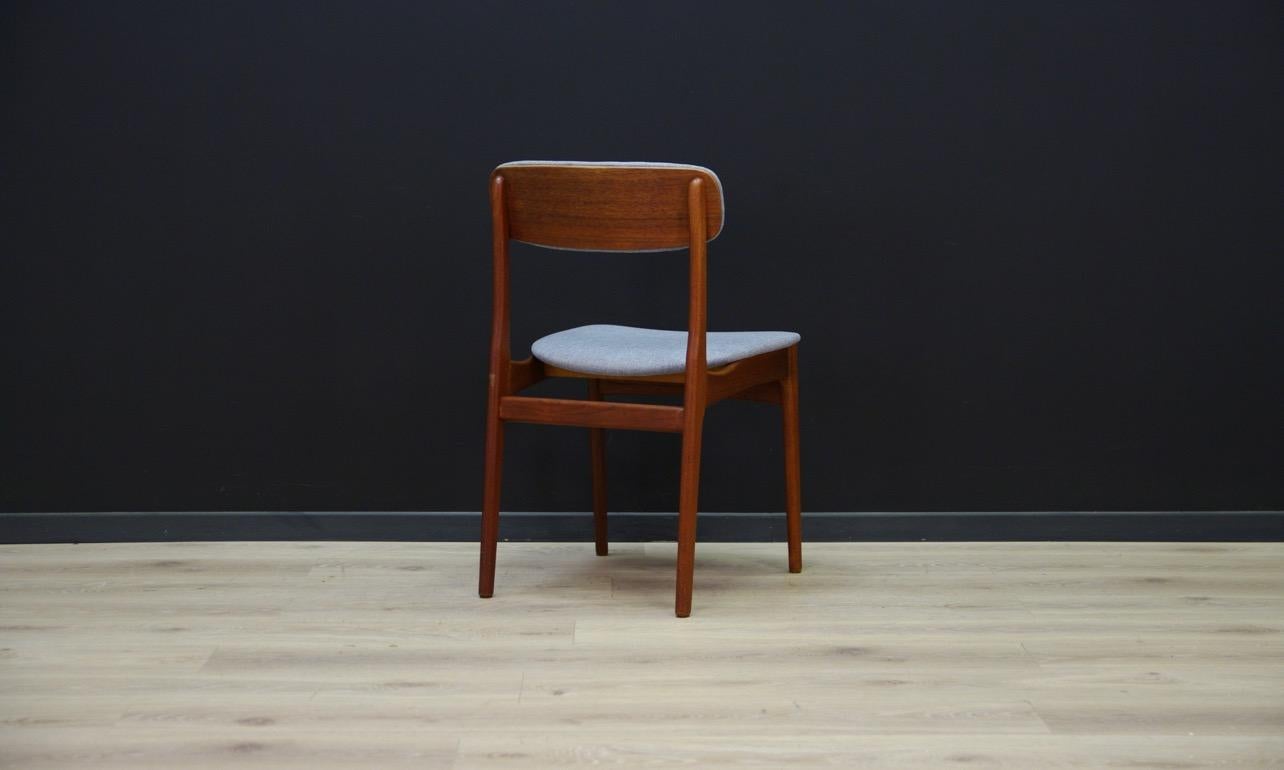 Fabric Chair 1960-1970 Teak Scandinavian Design